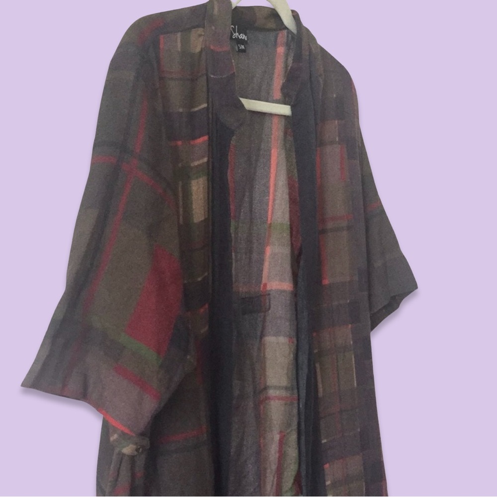 Flowy wool and silk jacket by Shana
